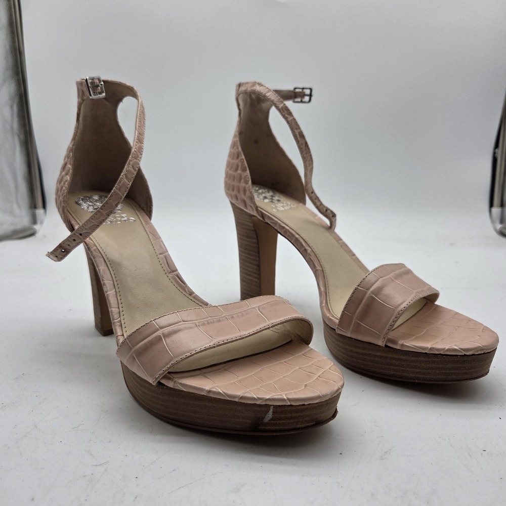 Vince Camuto Shoes Womens Size 11 Pink Strappy Ankle‎ Strap Sandals VC-SATHINA